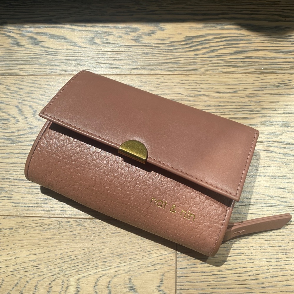 Tan Leather Wallet by